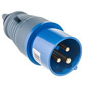 Вилка электрическая кабельная 16А 2P+PE 16А 220В IP44 ССИ-013 IEK PSR01-016-3