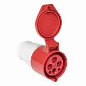 Розетка переносная  214 3Р+РЕ 16А 380В IP44 EKF