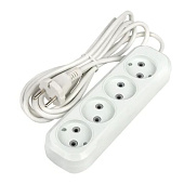 Удлинитель Эксперт 4 гнезда 3м 10А/2,2кВт без заземления ПВС 2х0,75 EKF