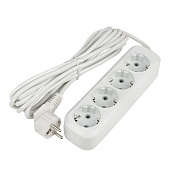 Удлинитель Эксперт 4 гнезда 5м 13А/3,0кВт с выключателем и заземлением ПВС 3х1 EKF PROxima