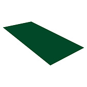 Плоский лист (2 м), 1250*0,4мм PE RAL 6005 зеленый мох