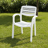 Кресло Атлант белое