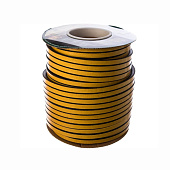 Уплотнитель самоклеящейся 12х10мм черный