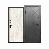 Дверь металлическая 7см Штамп Букле Графит перламутр 860x2050 L