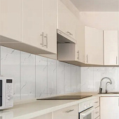 Плитка ПВХ самоклеящаяся 600х300х2 мм Белый каспий