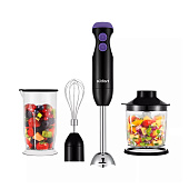 Блендер погружной KITFORT КТ-3041-1 черно-фиолет 3в1