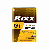 Масло моторное 5W-30 4л синтетика Kixx G1 A5/B5 бензин\дизель