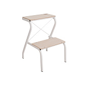 Табурет-стремянка "Конёк" белый