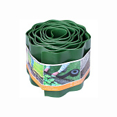 Лента бордюрная 0,15х9м гофра (хаки)