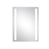 Зеркало 384 с LED подсветкой 70х60см с кнопочным выключателем