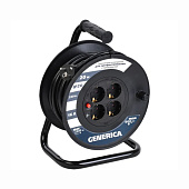 Катушка УК20 с т/з 4 места 2P+PE/20м 3х1,5мм2 Generica