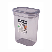 Банка для сыпучих продуктов 1,5л Peggy серая