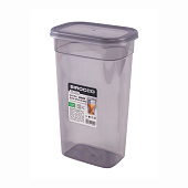 Банка для сыпучих продуктов 1,9л Peggy серая