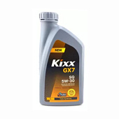 Масло моторное 5W-30 1л синтетика Kixx GX7 SQ API SQ-RC, ILSAC GF-7A бензин