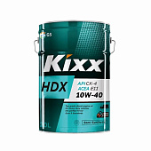 Масло моторное 10W-40 4л полусинтетика Kixx HDX CK-4/E11 дизель