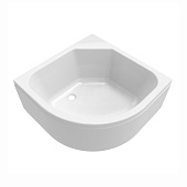 Поддон 90х90см полукруг глубокий обрезанный + экран + каркас Redo RD-5