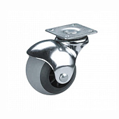 Колесная опора шар д40 без стопора, площадка 38х38