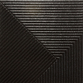 Панель самоклеящая Рейка черная 500х500х5мм