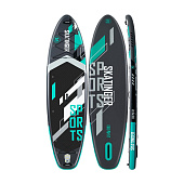 Сапборд (SUP-доска) Skatinger Grey sports с веслом 350х89х15см