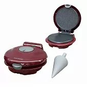 Вафельница электрическая WILLMARK WM-103R красная