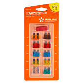 Предохранители стандарт с экстрактором 10шт 5-30А Airline