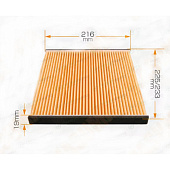 Фильтр салонный для Toyota/Lexus RX 00 MC-227 Masuma