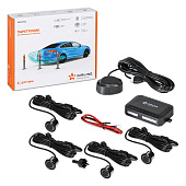 Парктроник на 4 датчика черные звуковой зуммер Airline .AEAW002