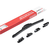 Щетка стеклоочистителя бескаркасная универсальная Metaco 350мм 1шт