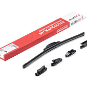 Щетка стеклоочистителя бескаркасная универсальная Metaco 400мм 1шт