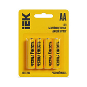 Элемент питания LR06 (АА) алкалиновый 4шт Generica IEK