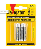 Элемент питания алкалиновый AA/LR6 2шт Navigator 94752
