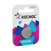 Элемент питания литиевый CR2032 5хBL 1шт Космос