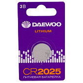 Элемент питания литиевый CR2025 3В 2021 BL-5 1шт Daewoo
