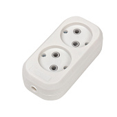 Колодка 2 гнезда 10А б/з Эксперт EKF