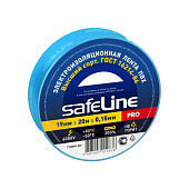 Изолента ПВХ 19мм 20м серо-стальная Safeline