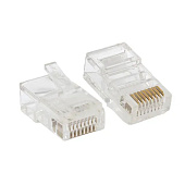 Коннектор RJ-45 Teracom Pro неэкранированный 8P8C 30мкд Cat.5E универсальный 10шт