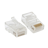 Коннектор RJ-45 Teracom Pro  неэкранированный 8P8C 30мкд Cat.5E универсальный 50шт