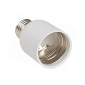 Патрон-переходник Е14/Е27 белый ПР14-27-К02 IEK