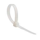 Хомут нейлоновый белый КСС 4х200 100шт Fortisflex