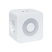Тройник Куб 2 гнезда 2USB 2,4А+Type C + Ночник
