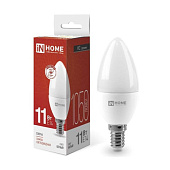 Лампа светодиодная LED-Свеча-VC 11Вт 4000К E14 1050лм 230В In home