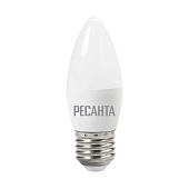 Лампа светодиодная 6W 230В 4K E27 (свеча) Ресанта