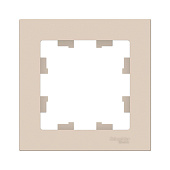 Рамка 1-м AtlasDesign бежевый SE