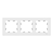 Рамка 3-м AtlasDesign универсал белый SE