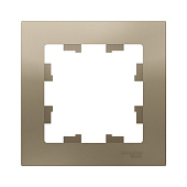 Рамка 1-м AtlasDesign шампань SE