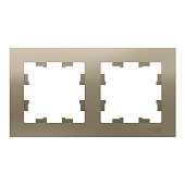 Рамка 2-м AtlasDesign универсал шампань SE