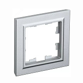 Рамка 1-м Brite РУ-1-БрА алюминий ІEK