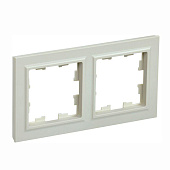 Рамка 2-м Brite РУ-2-БрКр бежевая IEK