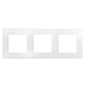 Рамка 3-м Etika белый Legrand