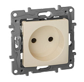 Розетка 1-м СП Etika 16А IP20 250В 2P без заземления слоновая кость Legrand
